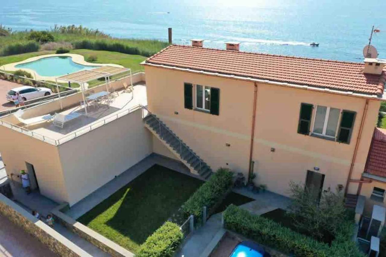 Incanto Sul Mare Con Enorme Terrazza E Piscina Cervo Eksteriør billede